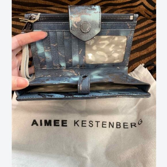 Blue Aimee Kestenberg Wallet - Picture 2 of 3